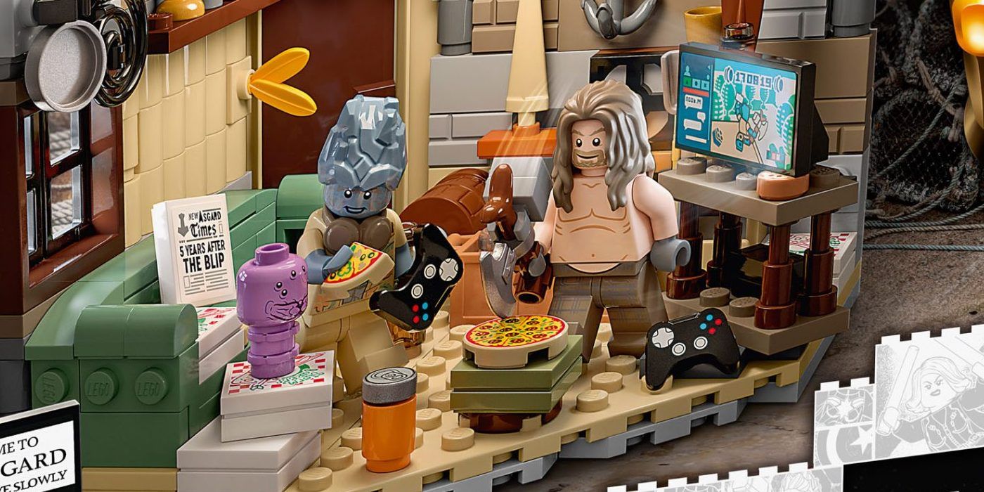 Bro Thor's New Asgard LEGO Set Images Reveal Korg and Thor in Their Bro-ed Out State