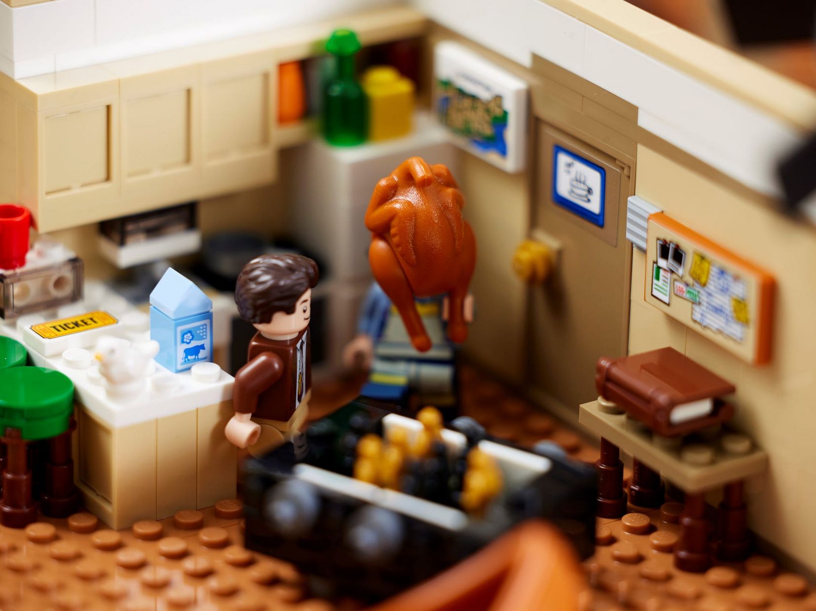 joey and chandler's apartment lego