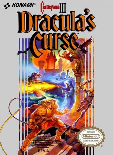 Castlevania 3 Dracula's Curse video game.