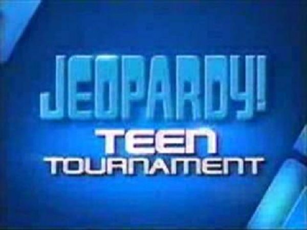Jeopardy! Teen Tournament game show logo.