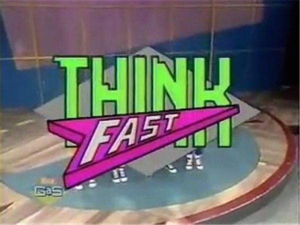 Think Fast! game show logo.