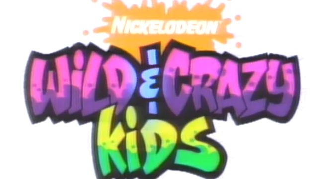 Wild and Crazy Kids game show logo.