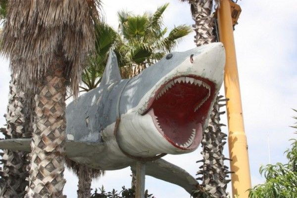 Jaws Model Shark Swimming to Academy Museum