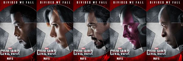 een keer Pebish regeling Captain America: Civil War Posters for Team Iron Man