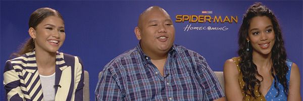 spider-man-homecoming-zendaya-jacob-batalon-laura-harrier-interview-slice
