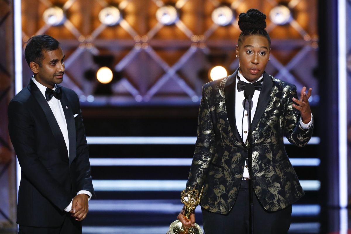 2017-emmys-aziz-ansari-lena-waithe