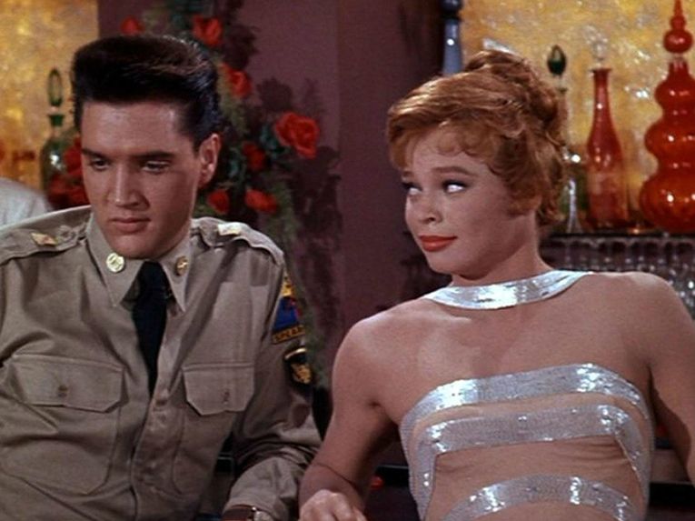 Elvis Presley and Juliet Prowse in G.I. Blues