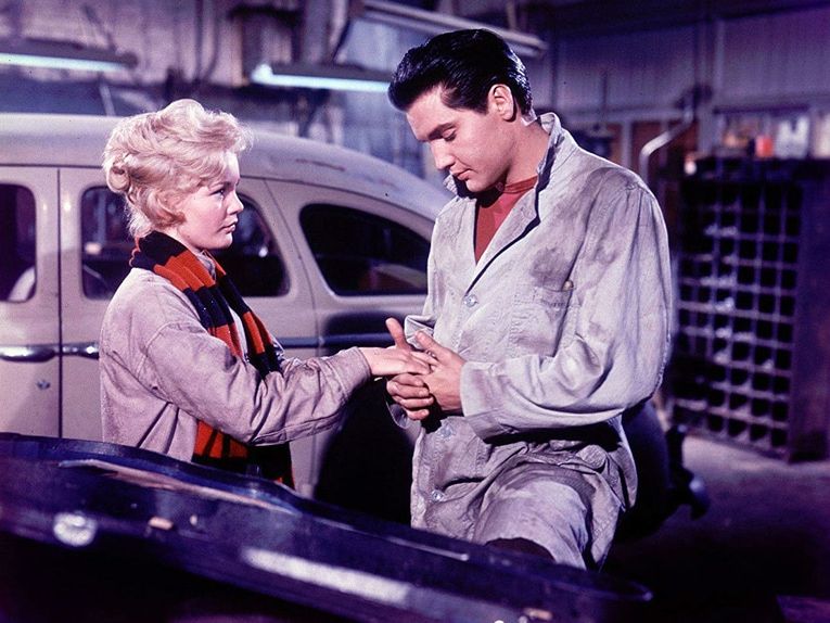 Elvis Presley with Tuesday Weld in Wild in the Country