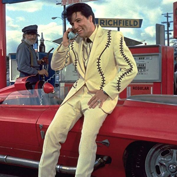 Elvis Presley filming Clambake film