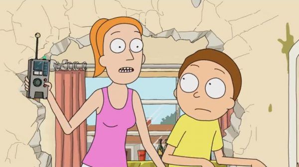 Summer and Morty from Rick and Morty