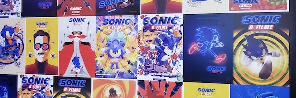 Poster Arte Sonic O Filme (30x40) - Exclusivo Ccxp 19