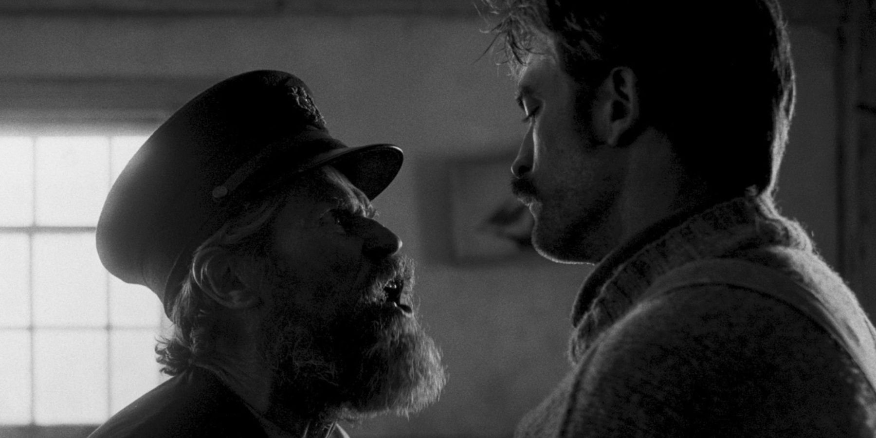 Willem Dafoe and Robert Pattinson in The Lighthouse
