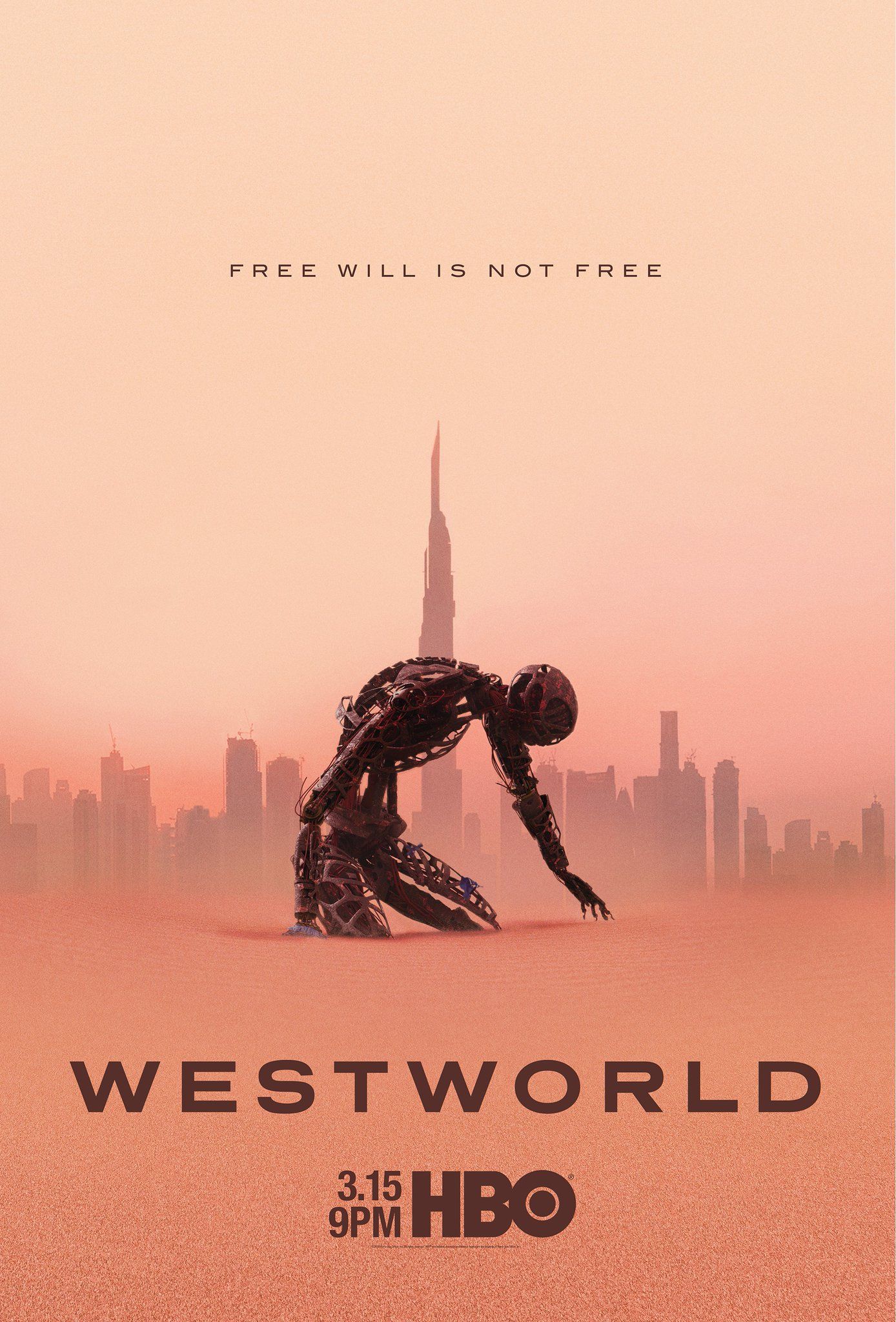 cartel de la temporada 3 de westworld