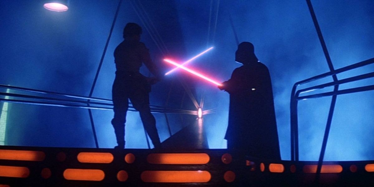 Luke Skywalker vs. Darth Vader in The Empire Strikes Back