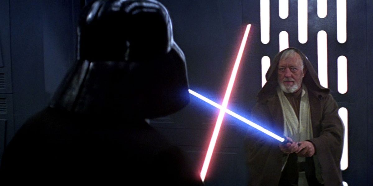Obi-Wan vs. Darth Vader in Star Wars: A New Hope