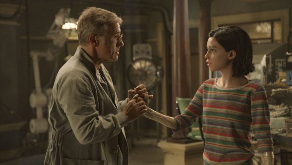 alita-battle-angel-christoph-waltz-rosa-salazar