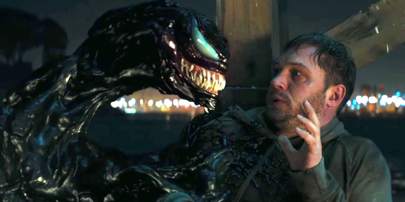 Eddie talks to Venom in Venom