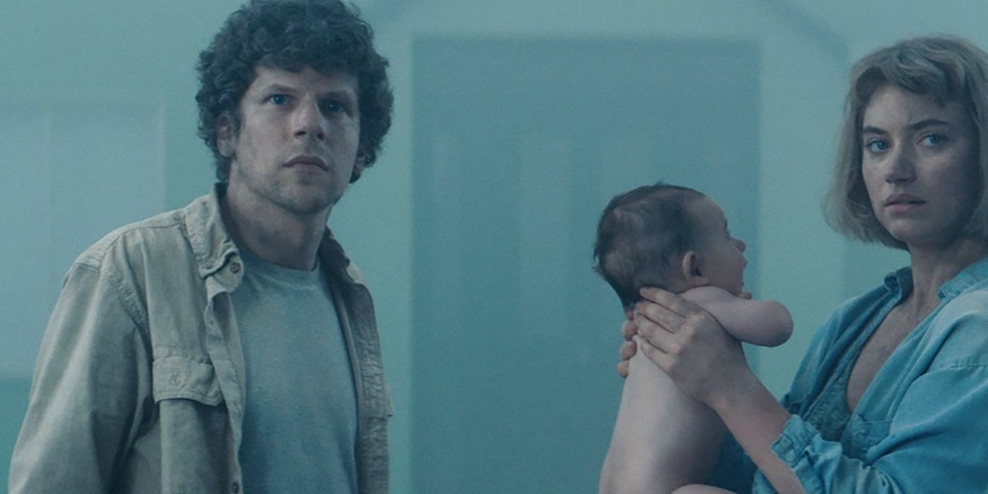 Jesse Eisenberg et Imogen Poots dans Vivarium