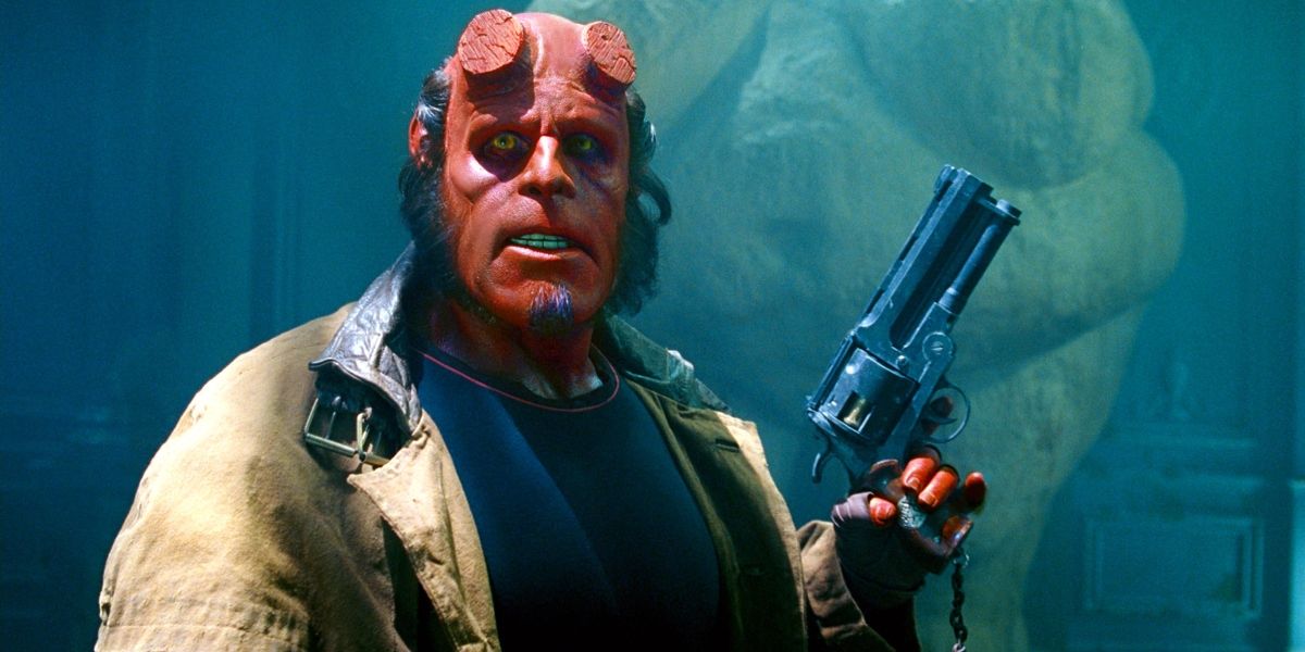 Ron Perlman in Hellboy