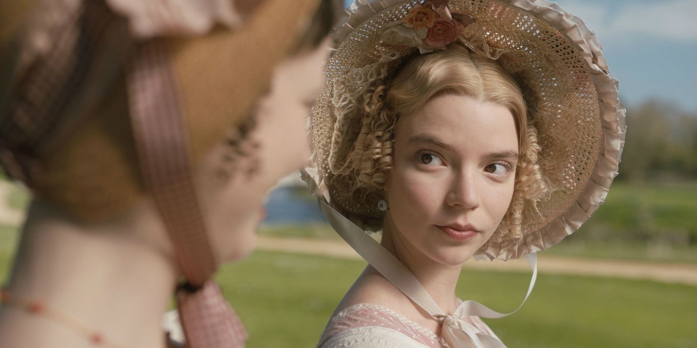 Anya Taylor-Joy dans le rôle d'Emma Woodhouse, une jeune dame de la régence dans 'Emma'