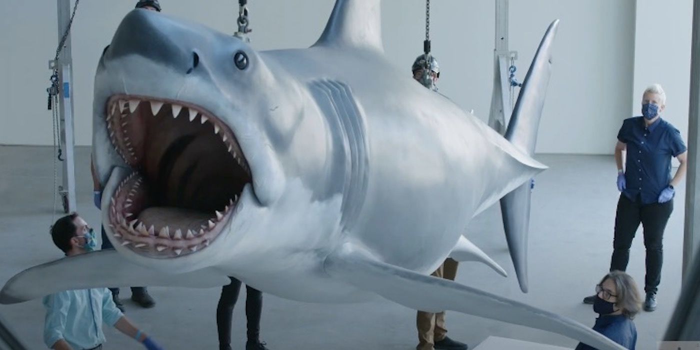 Watch the Jaws Shark Get Installed in the Academy Museum of Motion Pictures