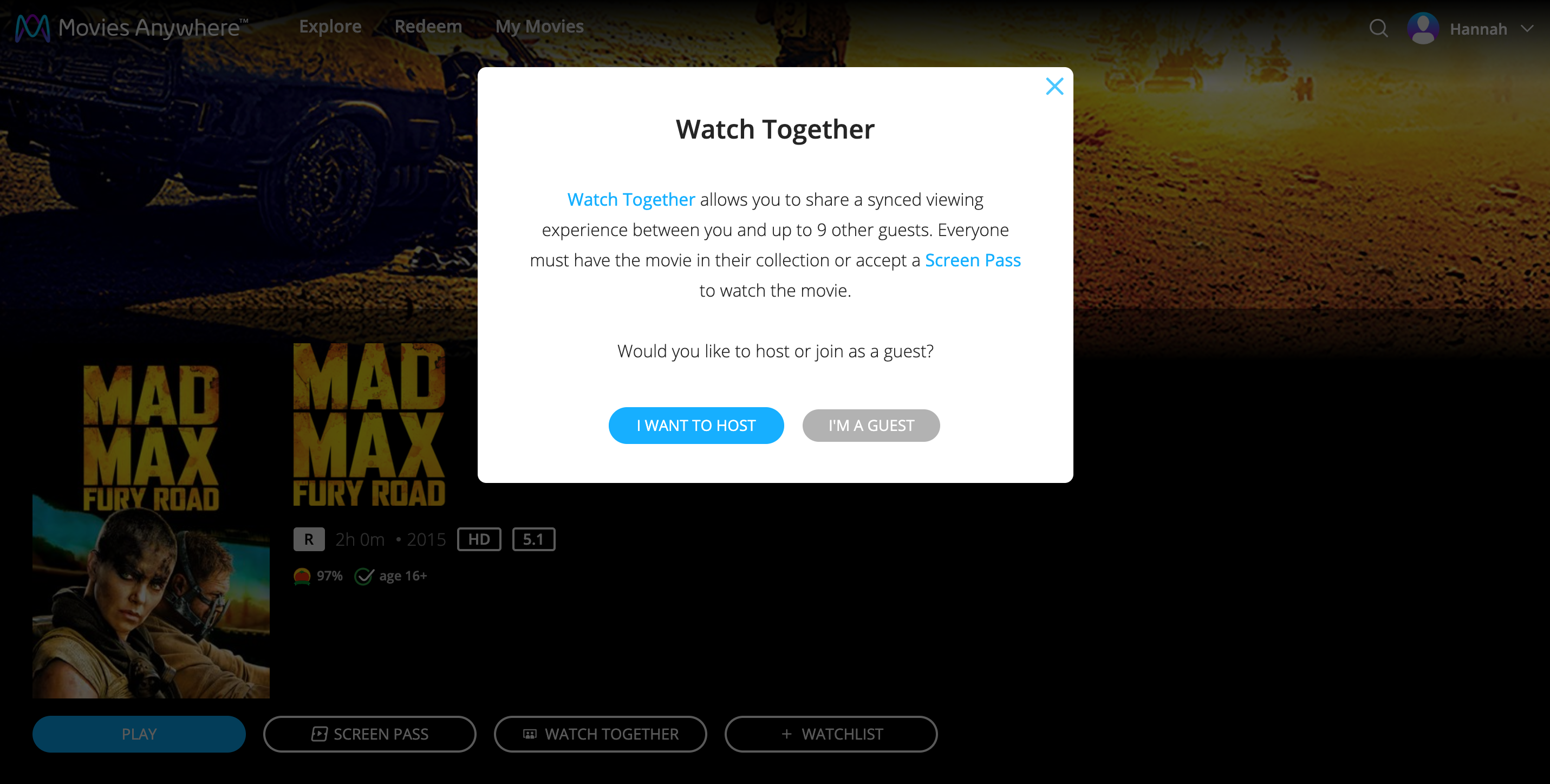 How to Use Movies Anywhere's Watch Together Feature