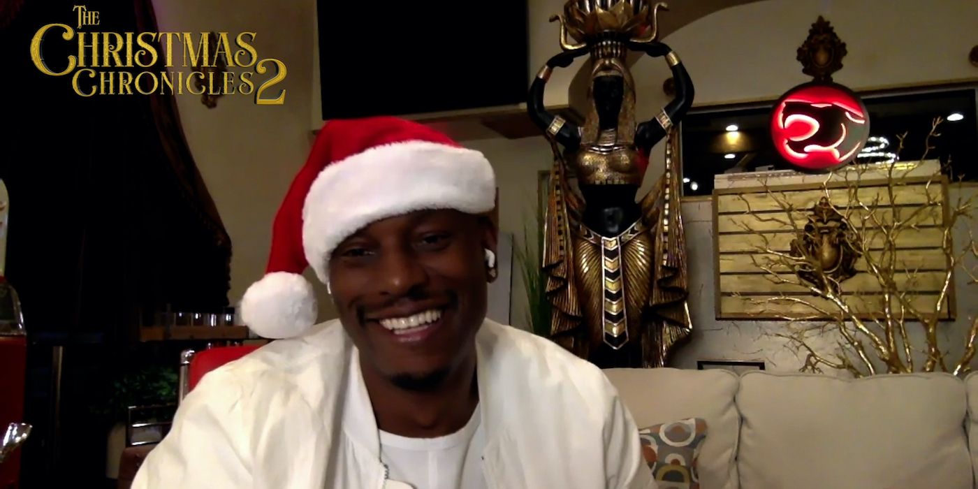 Christmas Chronicles 2 Tyrese Gibson And Jahzir Bruno On Sequel