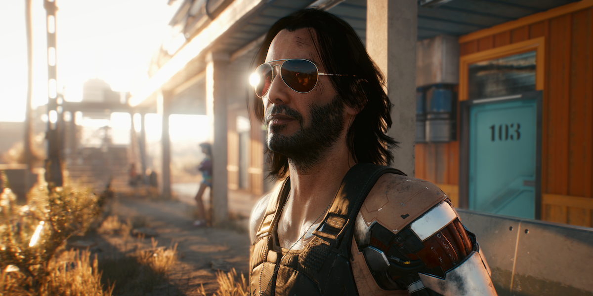 Keanu Reeves in Cyberpunk 2077