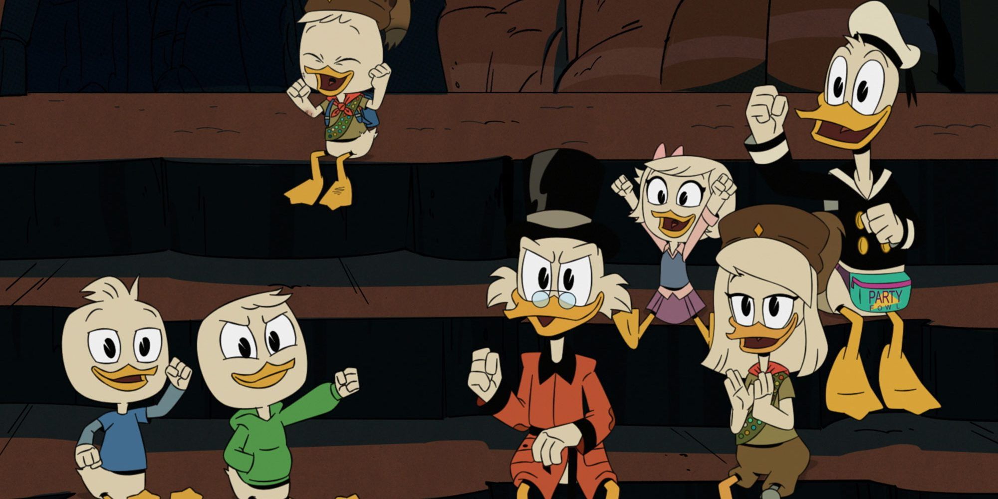 The cast of DuckTales
