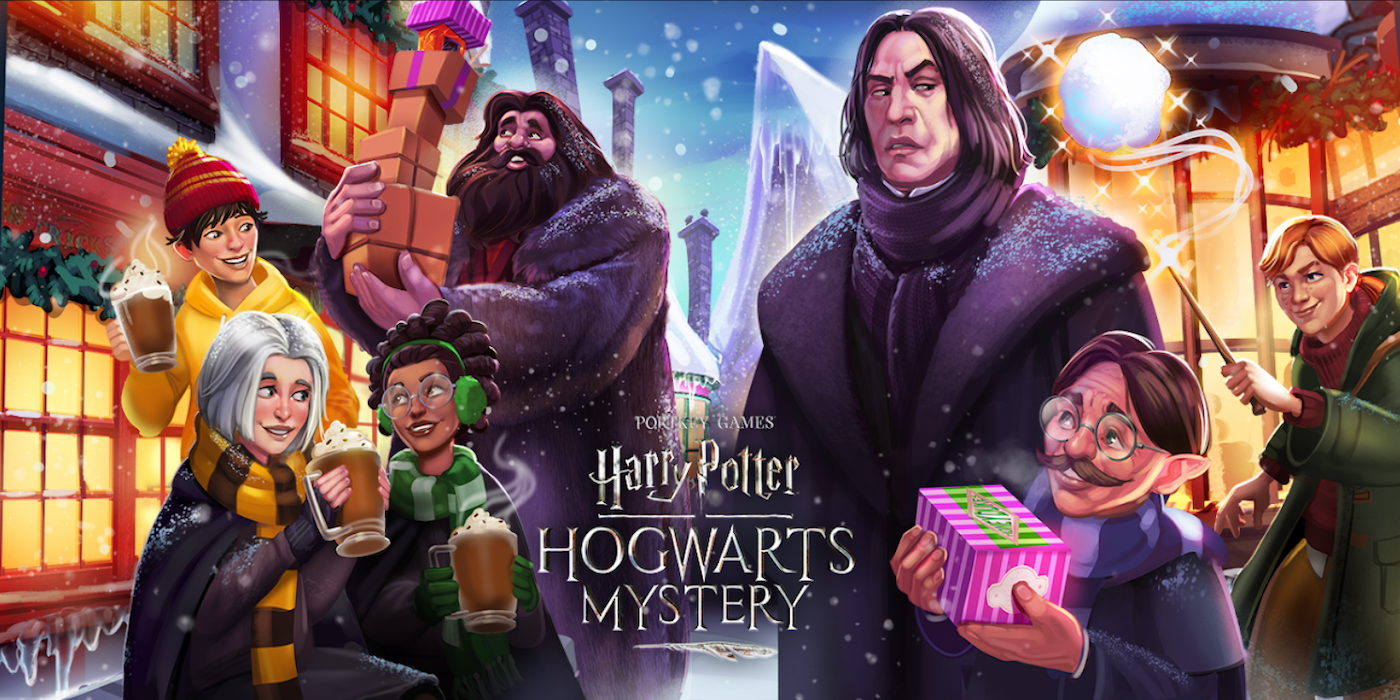 Holiday update art from Harry Potter Hogwarts Mystery