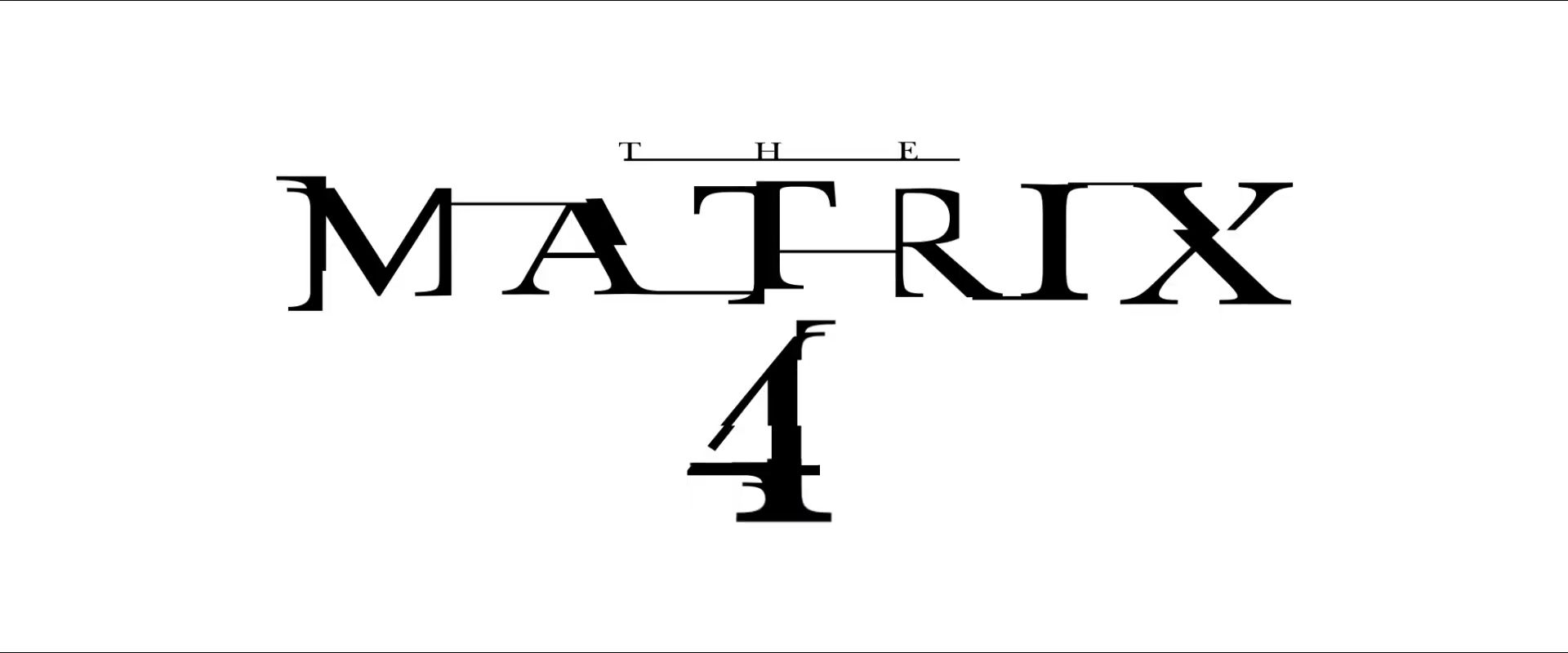 The Matrix 4 Logo