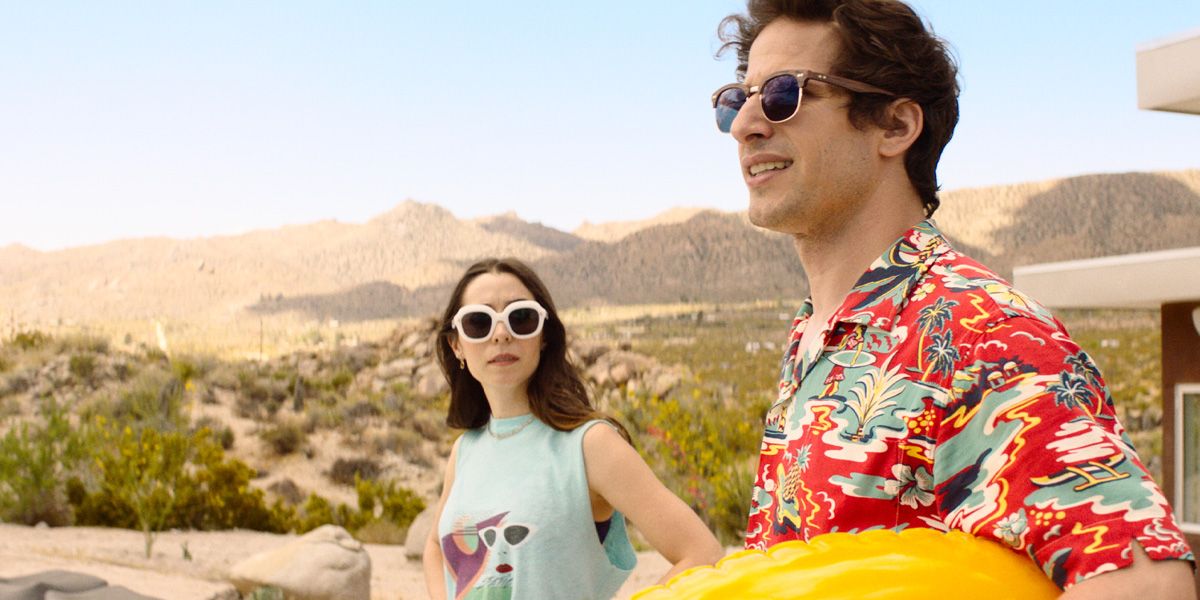 Cristin Milioti and Andy Samberg in Palm Springs