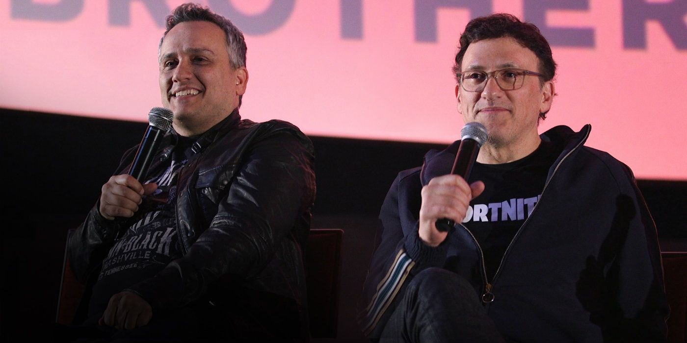 the russo brothers at a collider screening for avengers infinity war