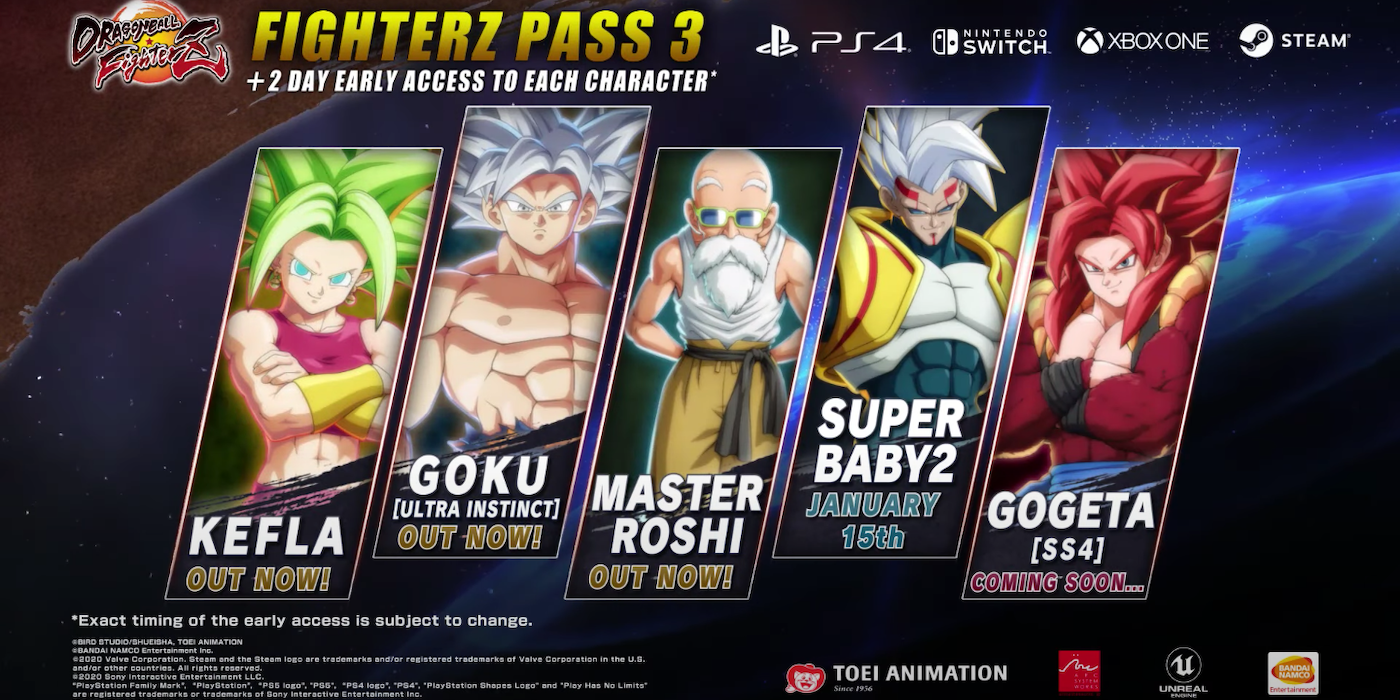 Dragon Ball FighterZ characters