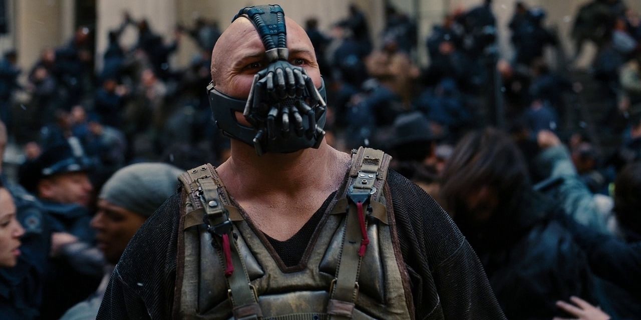 Tom Hardy sebagai Bane di The Dark Knight Rises