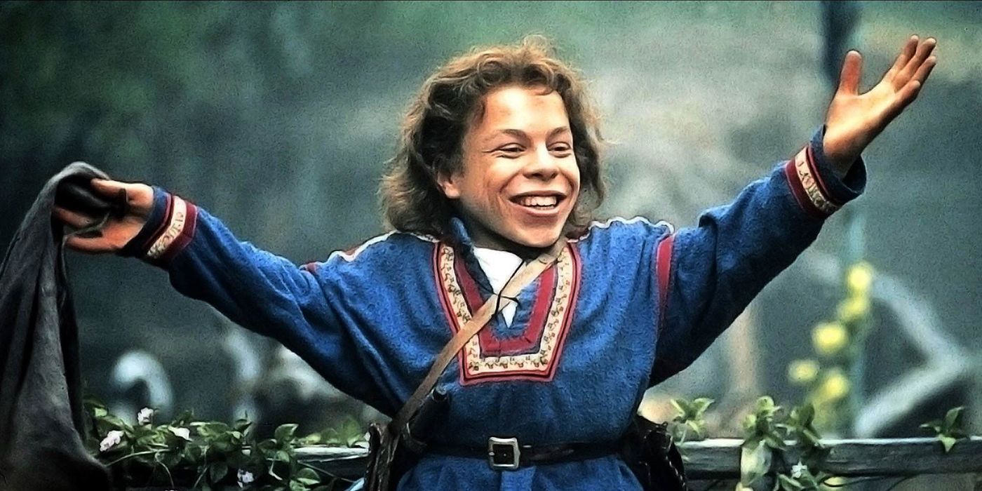 Warwick Davis as Willow in Willow 1988