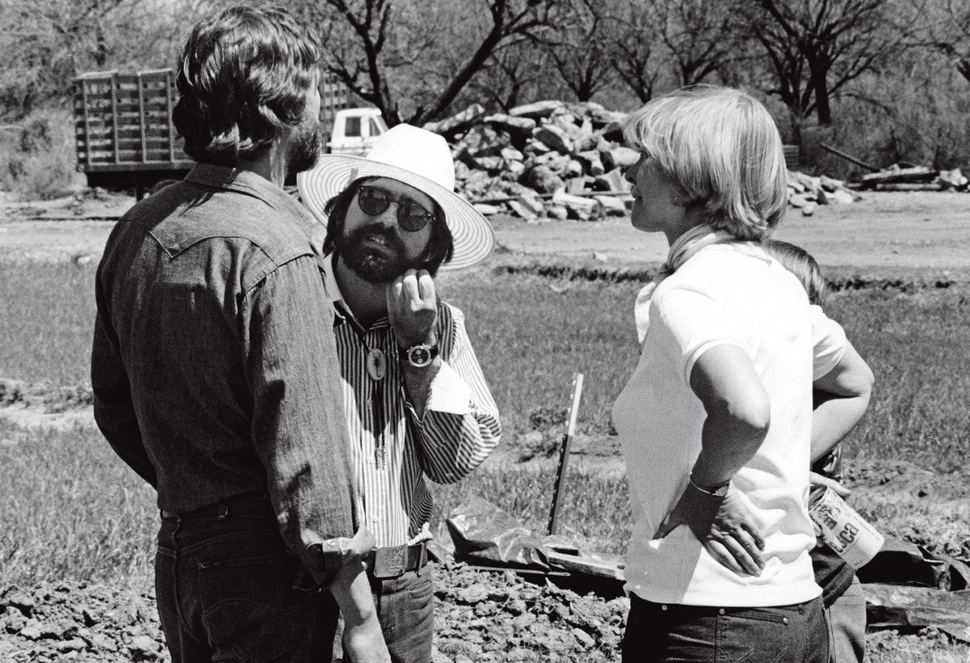 Martin Scorsese, Ellen Burstyn and Kris Kristofferson on the Set of Alice Doesn't Live Here Anymore
