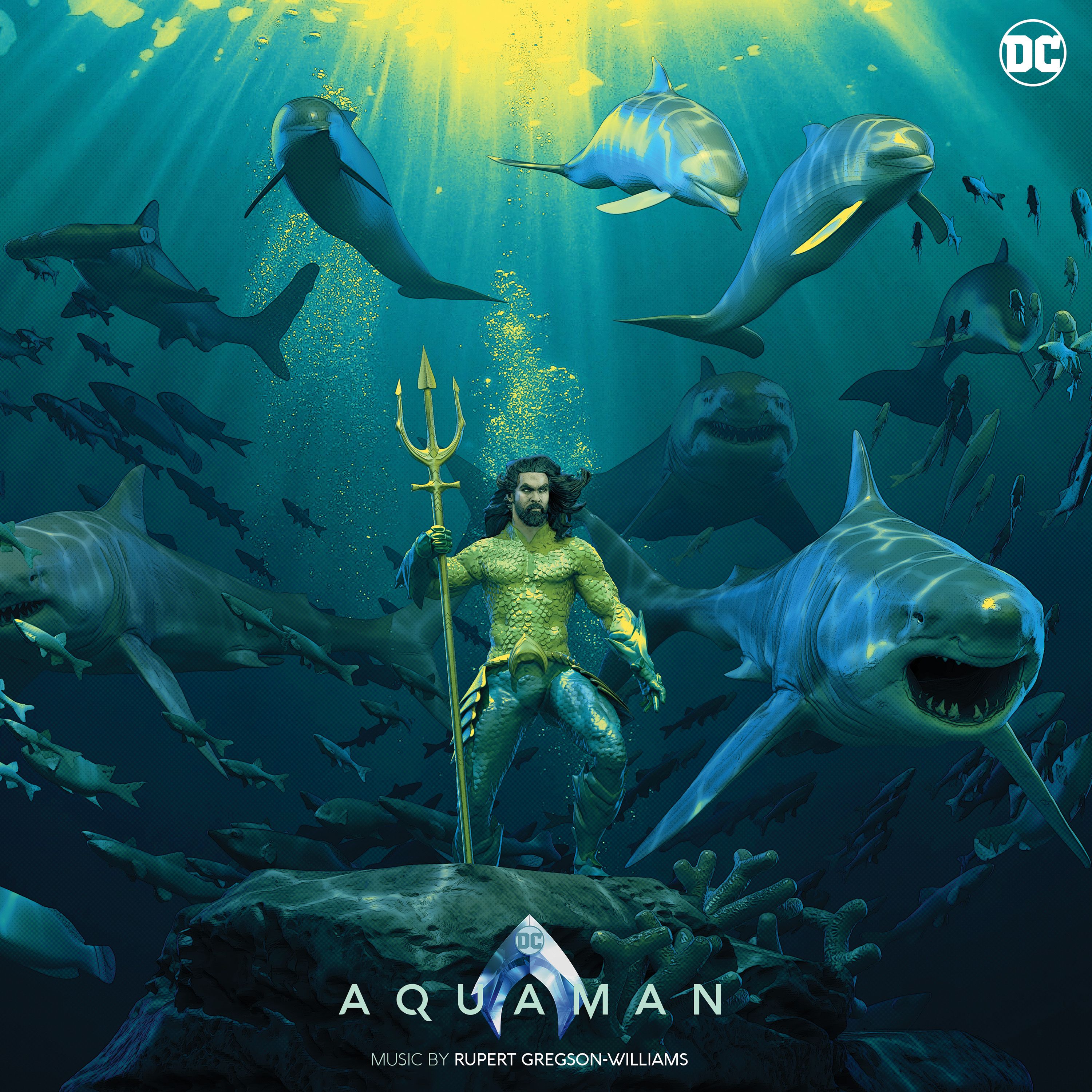 Mondo cover of Aquaman Soundtrack