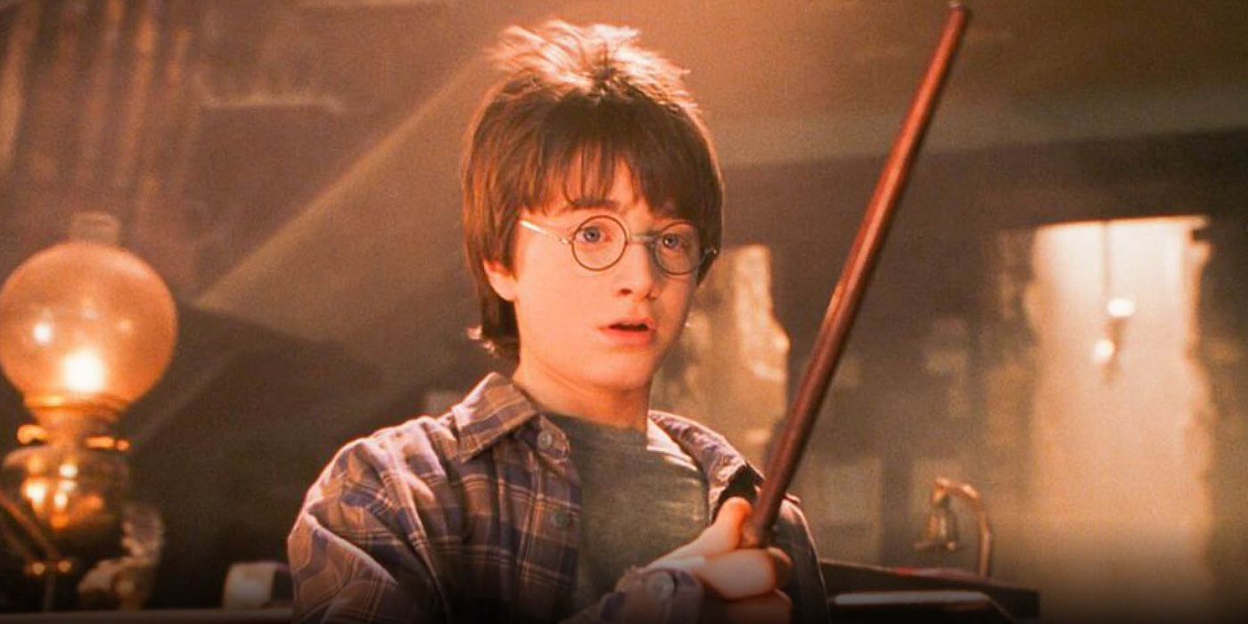 Daniel Radcliffe en Harry Potter y la piedra filosofal