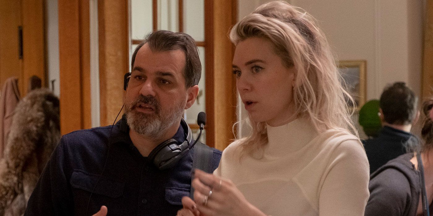 Vanessa Kirby and Kornel Mundruczo on the Set of Pieces of a Woman