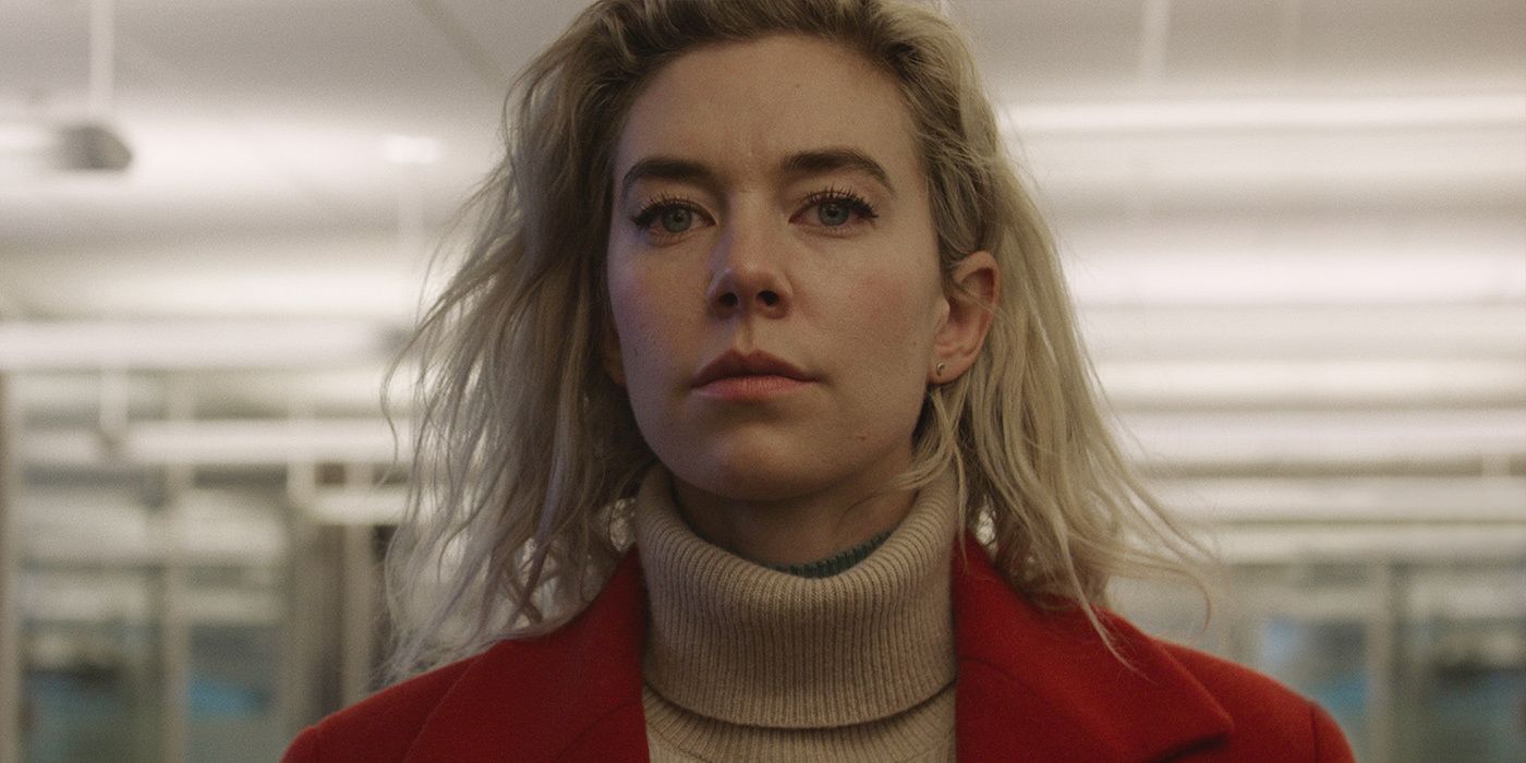 Vanessa Kirby filming that scene of the birth of a devastating woman