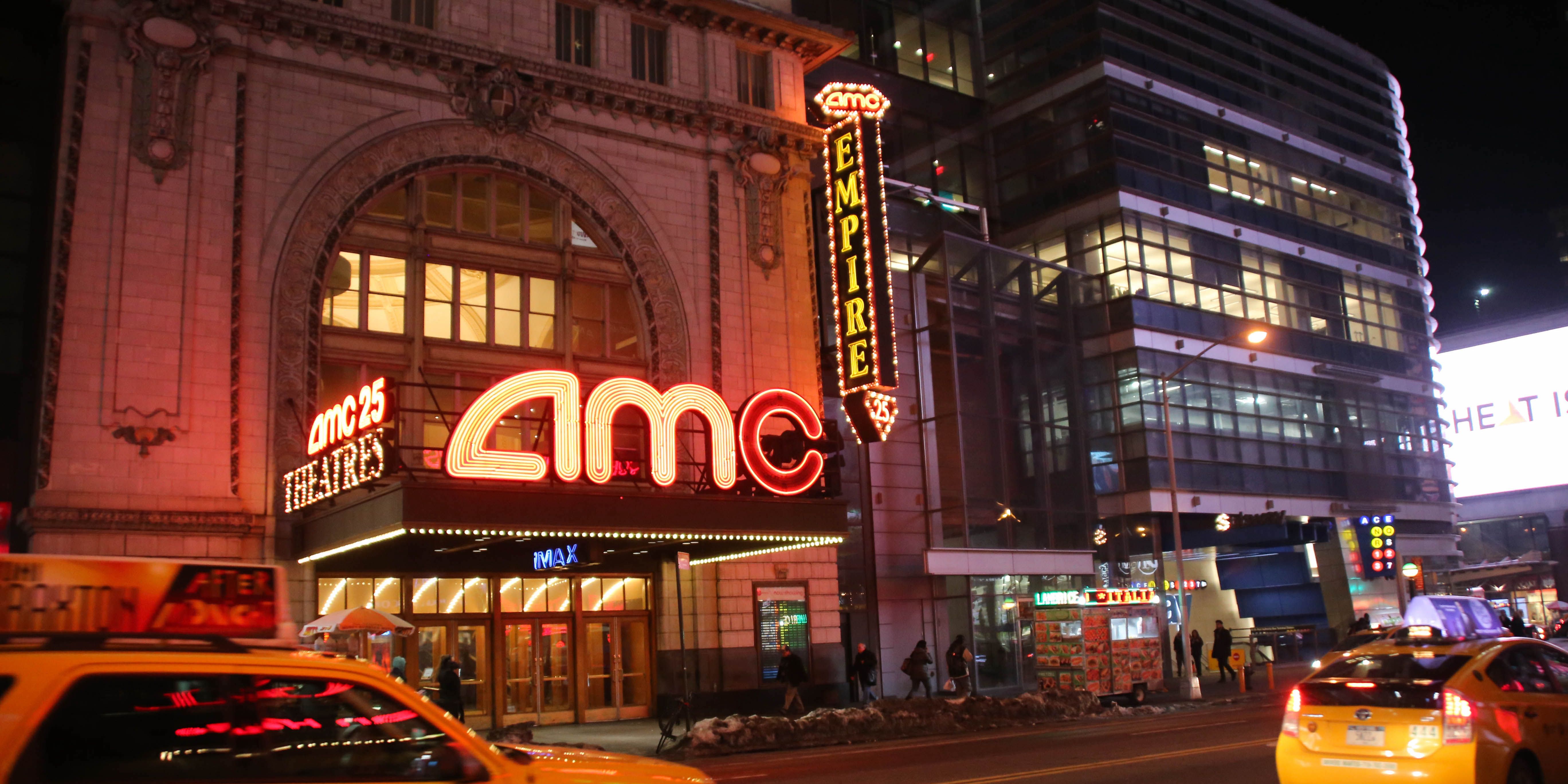 The AMC Empire Theater in New York City