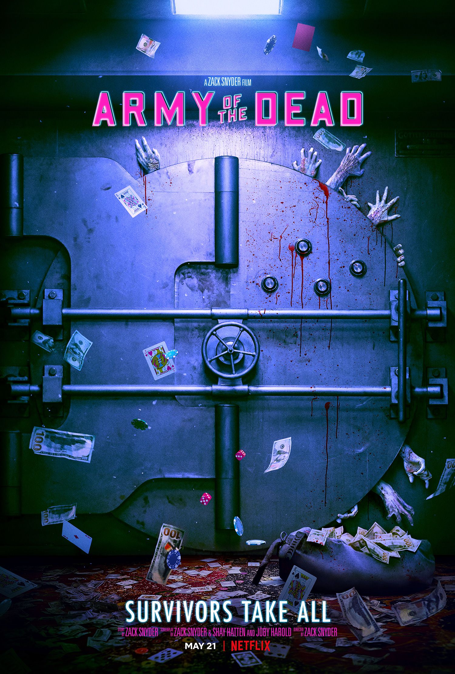 Filme de Zack Snyder sobre zumbis na Netflix 'Army of the Dead' tem data de lançamento e pôster 2