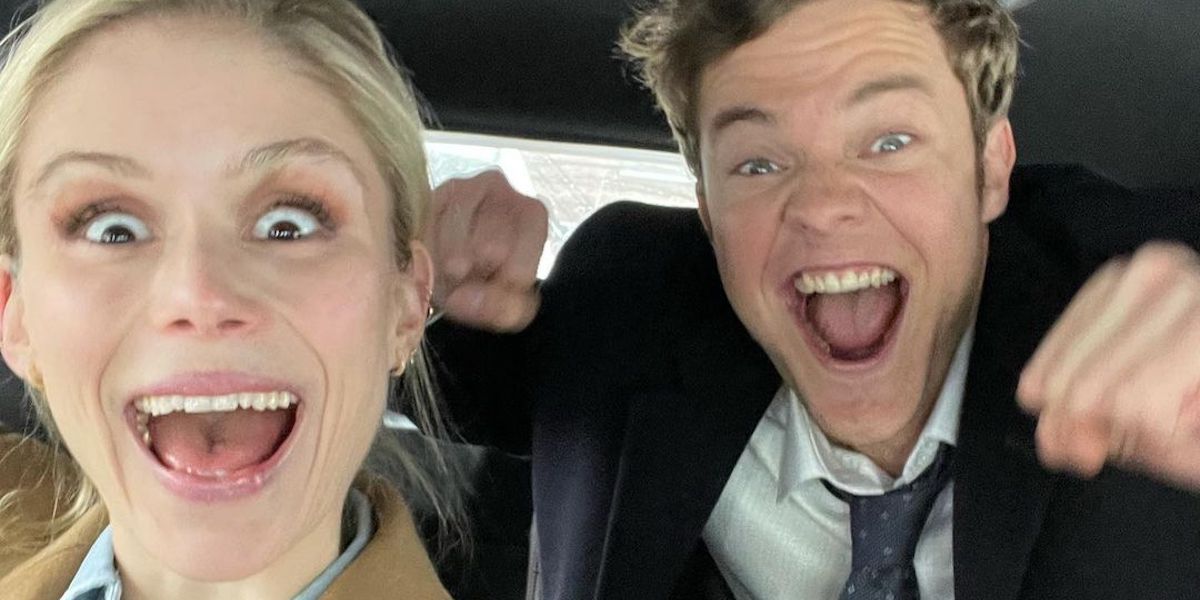 Erin Moriarty and Jack Quaid selfie from The Boys Season 3