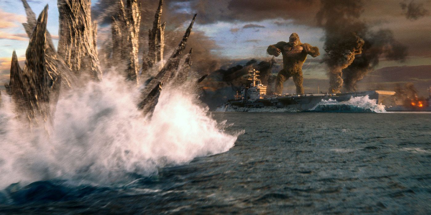Godzilla vs. Kong monster showdown