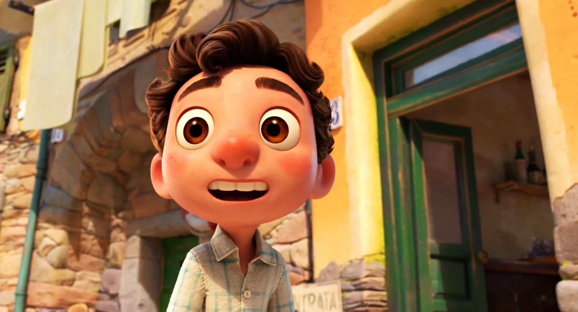 Luca in the Pixar Movie Luca