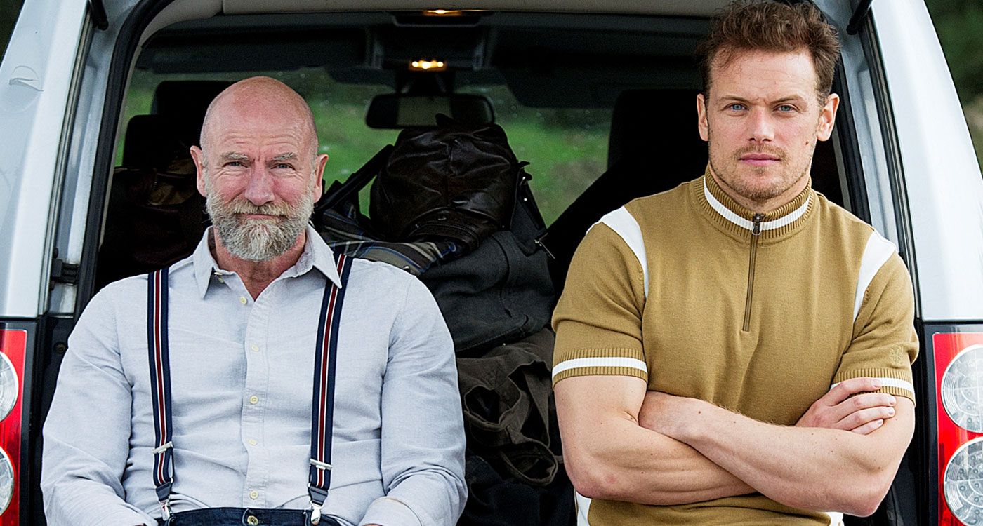 Men In Kilts Outlander S Sam Heughan Graham Mctavish On Road Tripping