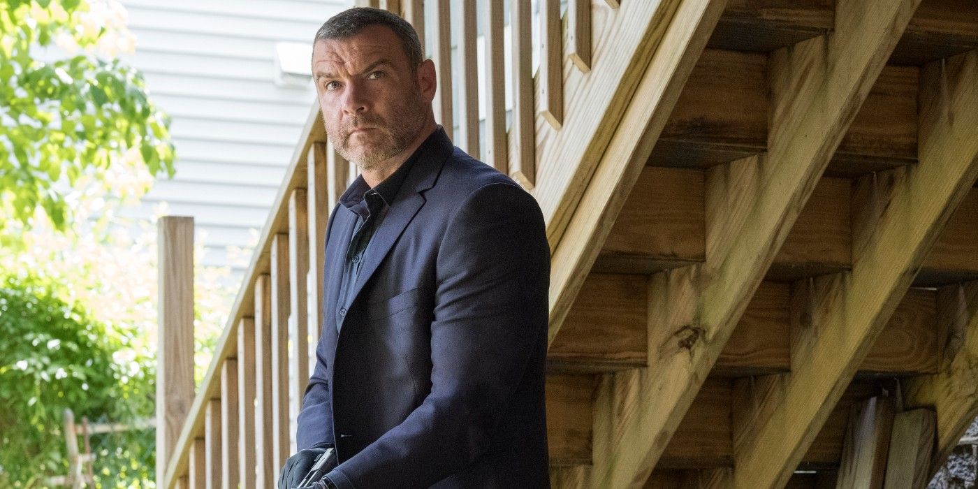 Ray Donovan looking to the distance.