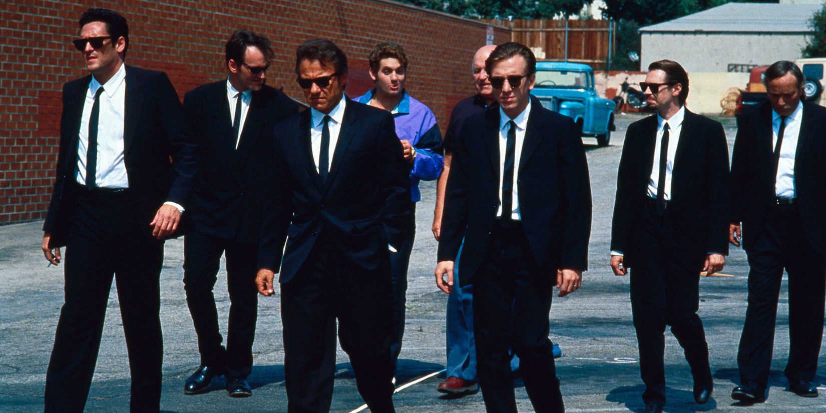 The cast of Reservoir Dogs