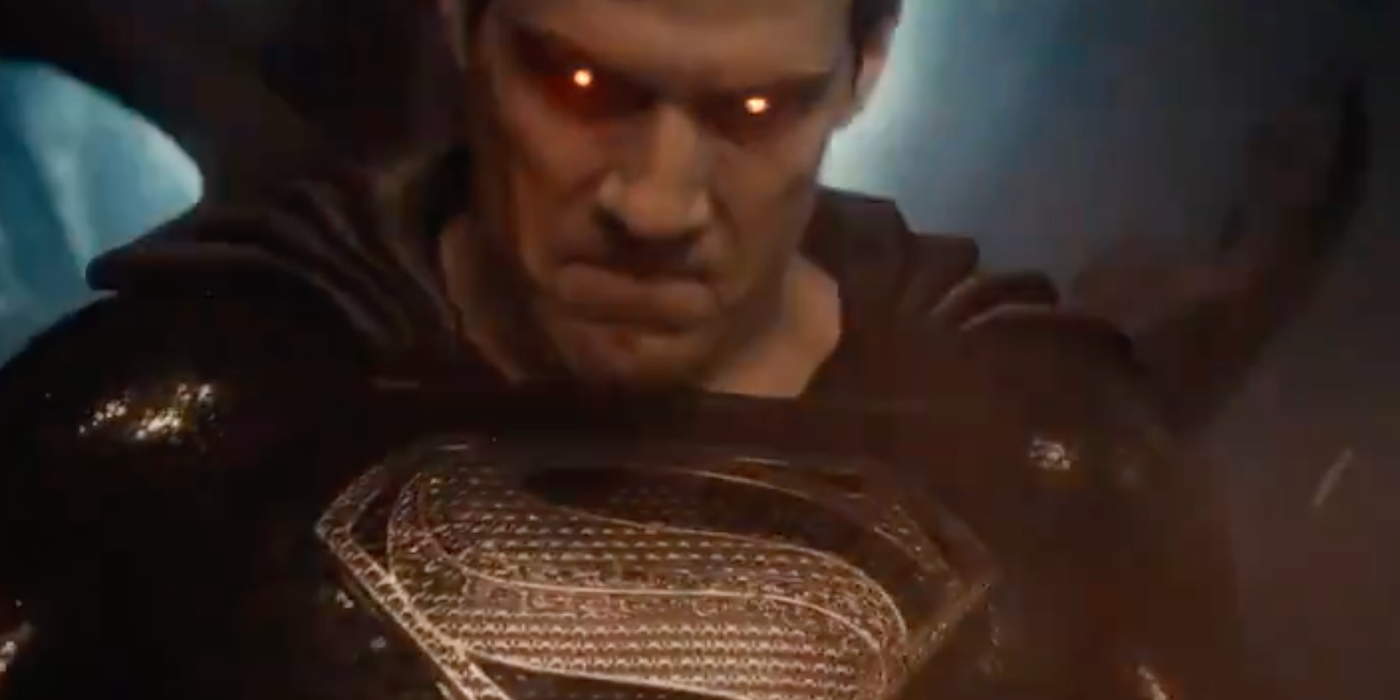 Henry Cavill as Superman in black suit in Zack Snyder's Justice League